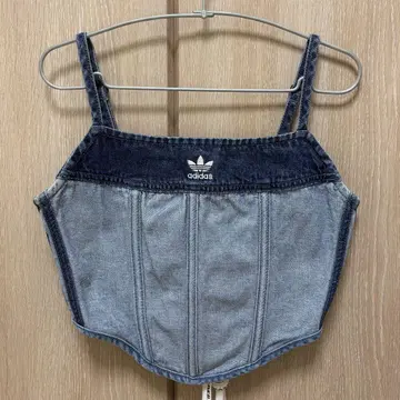 adidas 데님 뷔스티에 레이스업