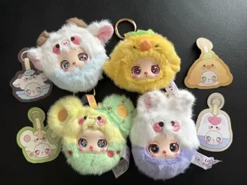 Liila's mini 시리즈 봉제 인형, 키링 4개 세트