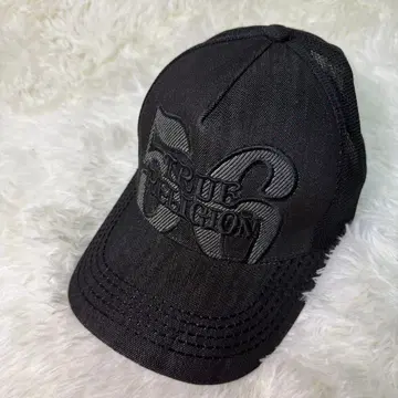 [새상품급] 트루 릴리전 블랙 청바지 메쉬 캡