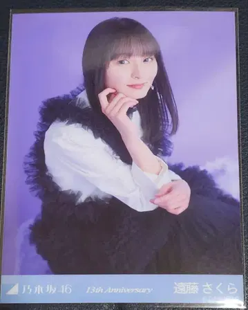 노기사카 브로마이드 13주년 엔도 사쿠라 앉은 히키