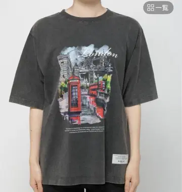 WILLIAM B.ELIOTT London 수베니어 티셔츠