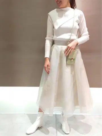 CELFORD 추상 패턴 플레어 스커트 Lavender