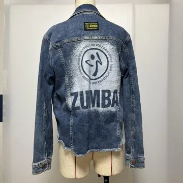 ZUMBA 데님 자켓 인디고 블루