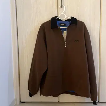 XLARGE 퀼팅 하프 지퍼 셔츠 M