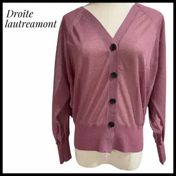 Droite lautreamont V넥 가디건 M 사이즈
