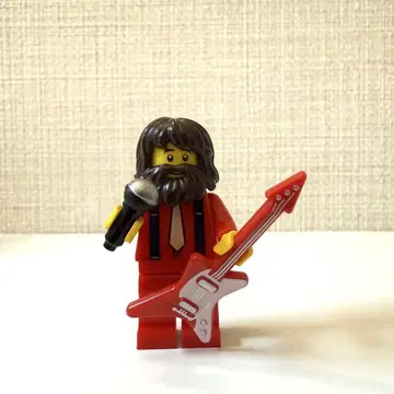 LEGO 빨간색을 좋아하는 뮤지션 미니 피규어
