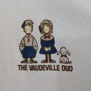 THE VAUDEVILLE DUO 데드스탁 80s 티셔츠 F