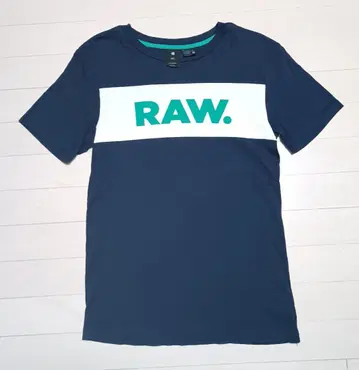 G-STAR RAW (지스타로우) 네이비/화이트 티셔츠 XXS
