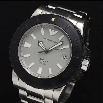 엠포리오 아르마니 AR-5970 그레이 다이얼 남성용 손목시계