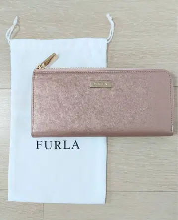 FURLA 훌라 지갑 더스티 핑크 복조리 파우치 포함 새상품급
