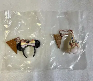 디즈니랜드 캡슐 토이 가챠가챠 40주년 2점