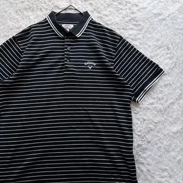 새상품급 Callaway 캘러웨이 블랙 피케 셔츠 XL