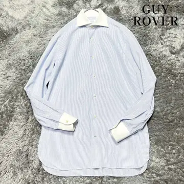 GUY ROVER 이탈리아제 스트랩 클레릭 셔츠 M 상당 새상품급