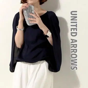 컨디션 최상 UNITED ARROWS UBCE P 커버 슬리브 블라우스
