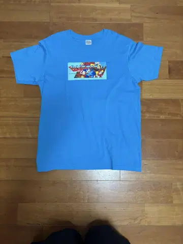 록맨 스카이블루 애니메이션 티셔츠