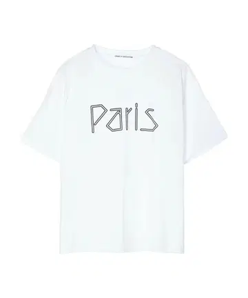 개러지 오브 굿 클로징 PARIS 로고 오버 사이즈 T셔츠