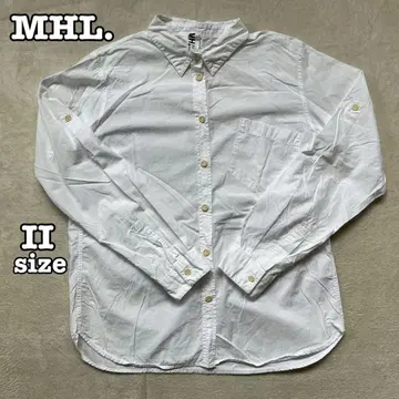 MHL. 긴팔 버튼다운 셔츠 마가렛호웰 M 사이즈