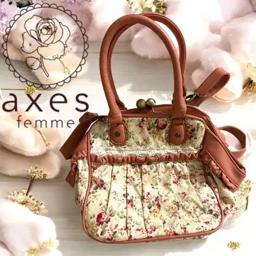 axes femme 꽃무늬 핸드백 새상품급