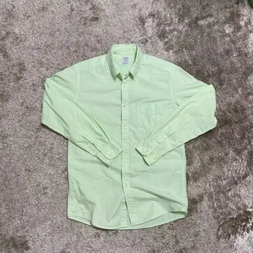 UNIQLO 옥스퍼드 셔츠 라이트 그린 2009년 구형 택