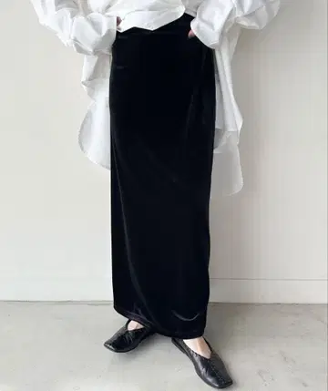 select MOCA by son 벨로아 I라인 롱 스커트