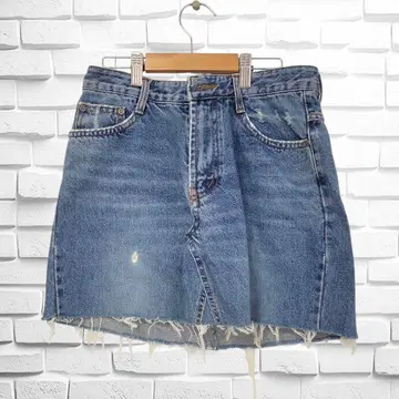 [INGALLS JEANS] 데님 미니스커트 0 데미지