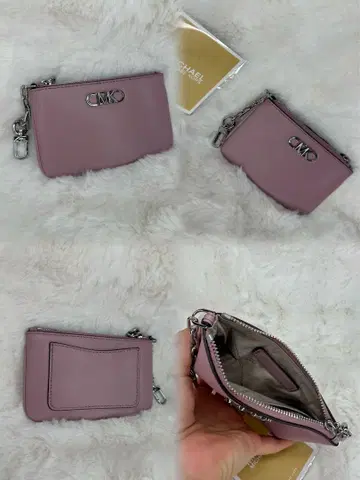 MICHAEL KORS 핑크 코인 케이스