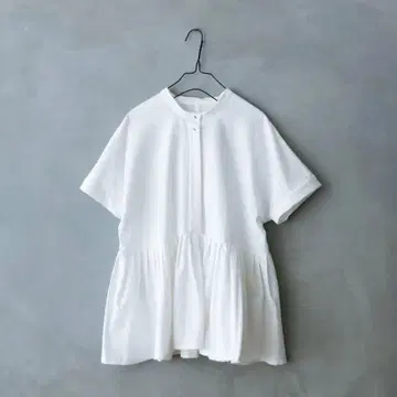 MAGALI * 시어서커 코튼 페플럼 풀오버