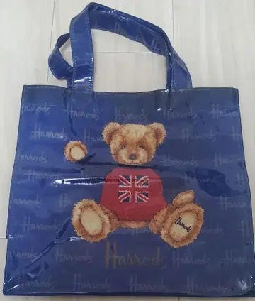 Harrods 토트백 네이비