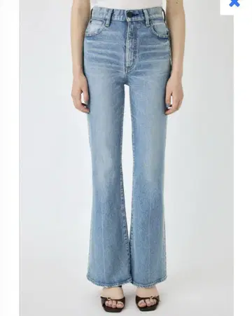 moussy MVS L/BLU FLARE (L) 데님 팬츠