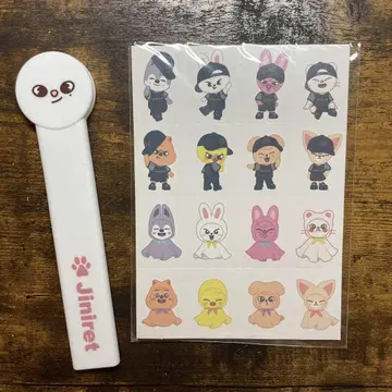 스키즈 부채 그립 지니레트 & 페인팅 씰