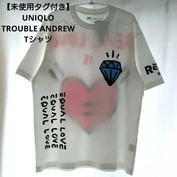 [미사용 택 포함] UNIQLO TROUBLE ANDREW T셔츠