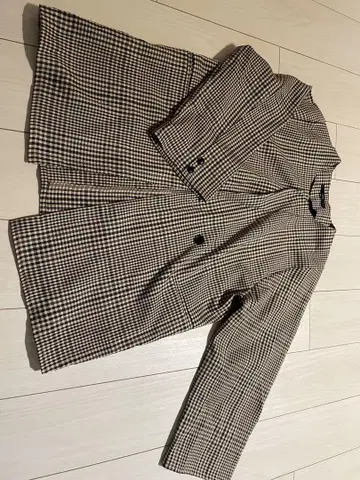 카스타네 노카라 자켓 체크