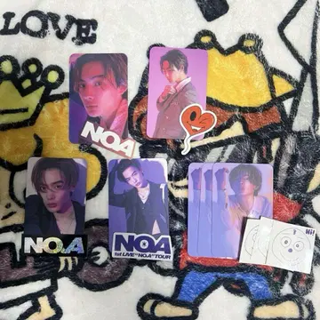 NOA 포토 카드 캔바 아크릴 스탠드 CD 세트