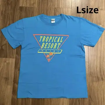 이시노 탁구 TROPICAL RESORT HOTEL T셔츠 L사이즈