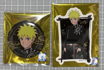 NARUTO 블랙 코디 ver. 캔뱃지 다이컷 스티커 나루토