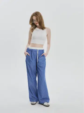 the toe BATTERY STRIPE PANTS