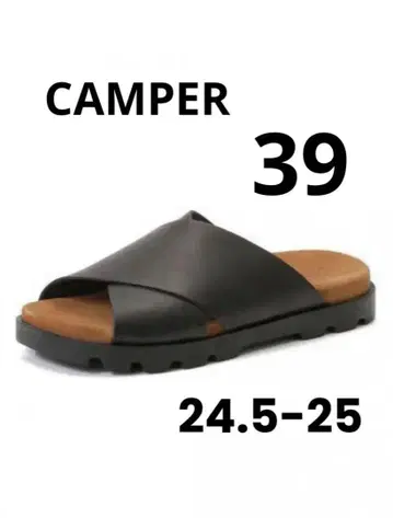 CAMPER 브루투스 샌들 블랙 39