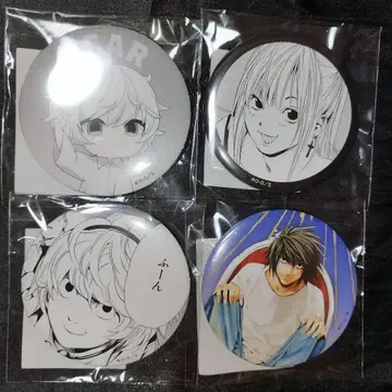 데스노트 DEATH NOTE 데스노트 L 캔뱃지 세트 제비뽑기당