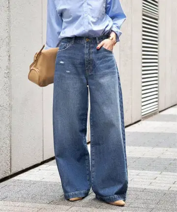 5 1/2 BAGGY DENIM Spick and Span 블루 27