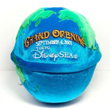 도쿄디즈니씨 그랜드 오픈 기념 지구본 봉제 인형 세트