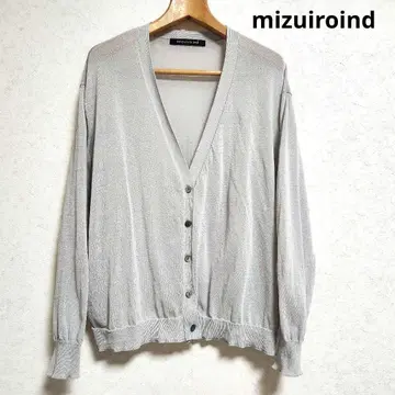 mizuiroind 미즈이로인드 얇은 가디건 라이트 그레이 긴팔 여름옷