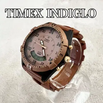 작동품 TIMEX INDIGLO Safari 아나데지 CR 2016