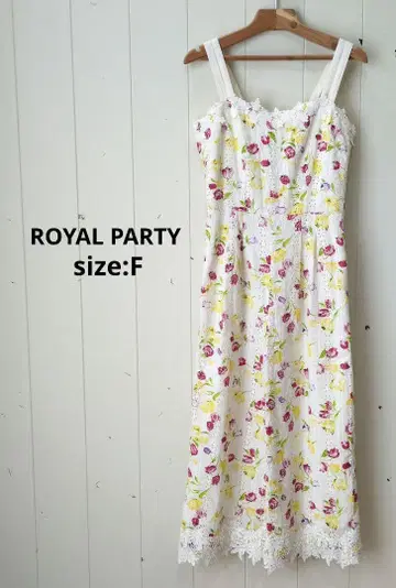 로얄 파티 ROYAL PARTY 튤립 패턴 올인원 F
