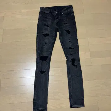 ksubi 스키니 데님 28인치 데미지 가공