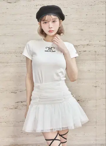 택 포함 새상품 Darich 다리치 자수 로고 T셔츠