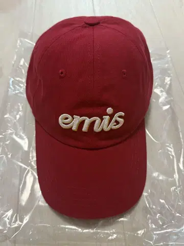 새상품 미사용품 emis 캡 한국 빨간색