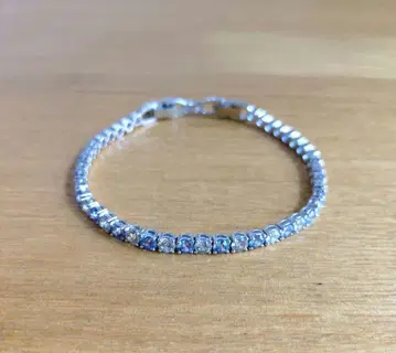 SWAROVSKI 스와로브스키 테니스 팔찌 블루/클리어