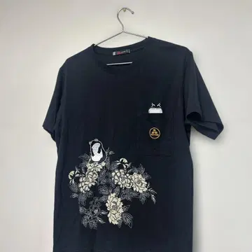 초레어 디자인 sanmaruichi t셔츠 개구리 블랙 M 사이즈