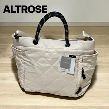 [새상품급] ALTROSE 퀼팅 백 아이보리 2way 백 경량 백