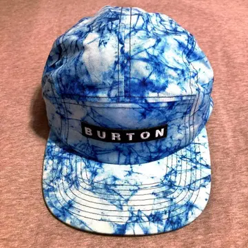 [새상품급] BURTON 버튼 패널 캡 57cm 타이다이 파랑 블루
